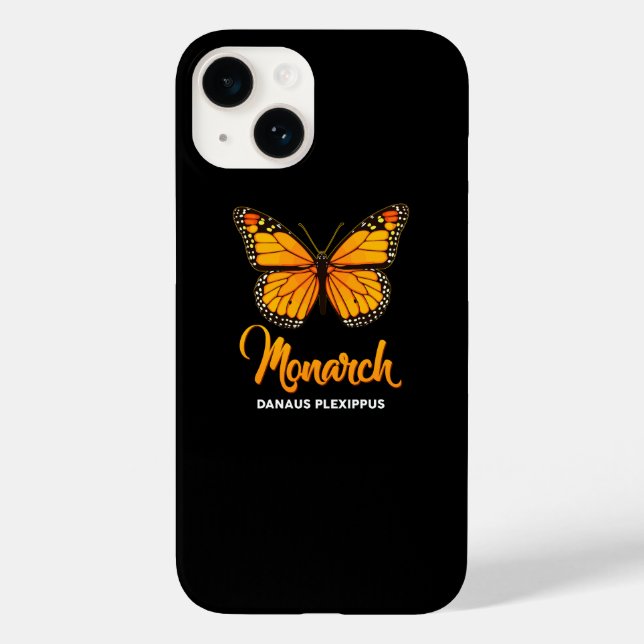 Monarch Butterfly Danaus Plexippus Case-Mate iPhone Case (Back)