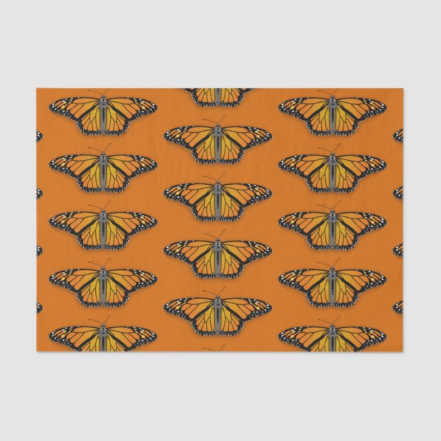 Monarch Butterfly Decoupage Tissue Paper (Front)