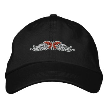 Monarch Butterfly Design Embroidered Cap by pjwuebker at Zazzle