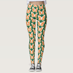 Monarch Butterfly Design - Leggings