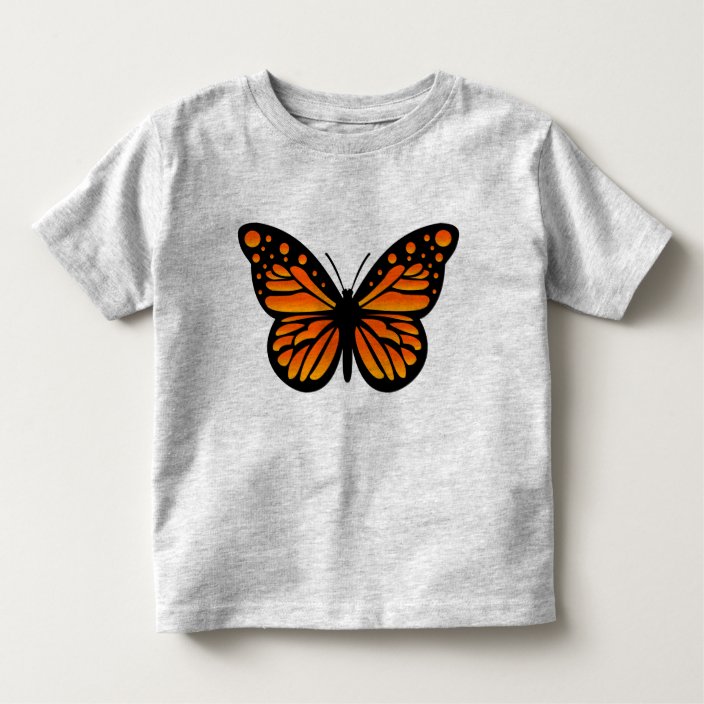 Monarch Butterfly Design - Toddler Fine Jersey T- Toddler T-shirt ...