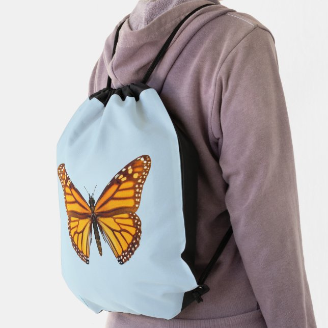 Monarch Butterfly Drawstring Bag (Insitu)
