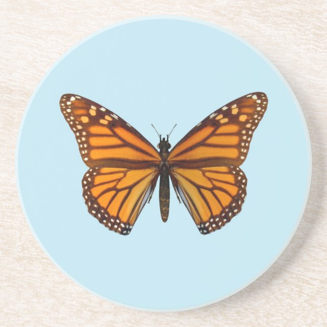 Monarch Butterfly Drink Coaster (Front)