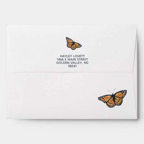 Monarch Butterfly Envelope