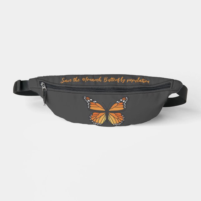 Monarch butterfly fanny pack (Front)