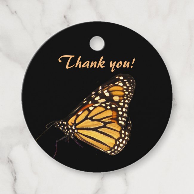 Monarch Butterfly Favor Tags