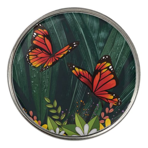 Monarch Butterfly Feb 6_21 Golf Ball Marker