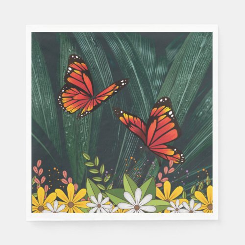 Monarch Butterfly Feb 6_21 Napkins