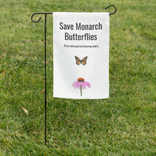 Monarch butterfly flag
