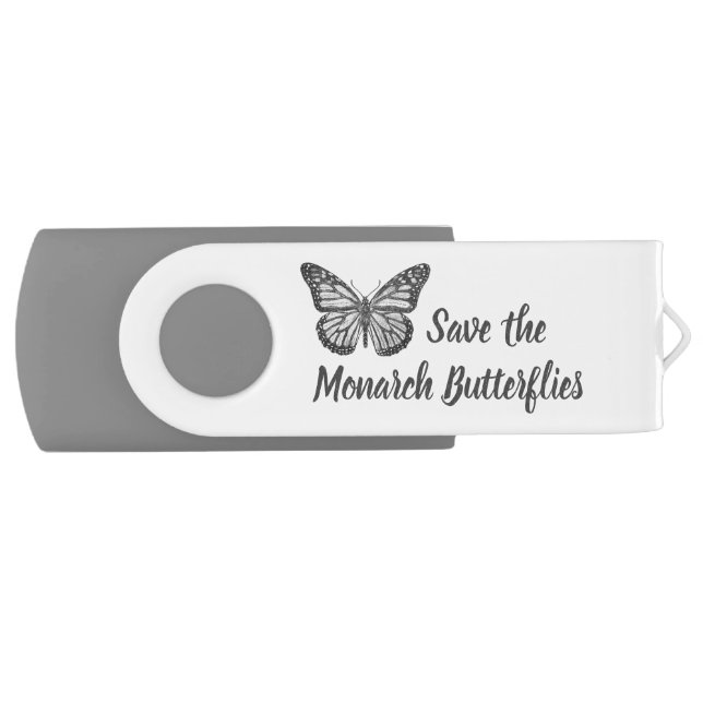 Monarch butterfly flash drive (Front)