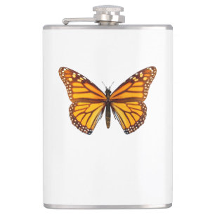 Monarch Butterfly Flask