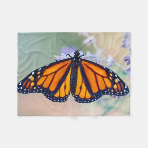 Monarch Butterfly Fleece Blanket