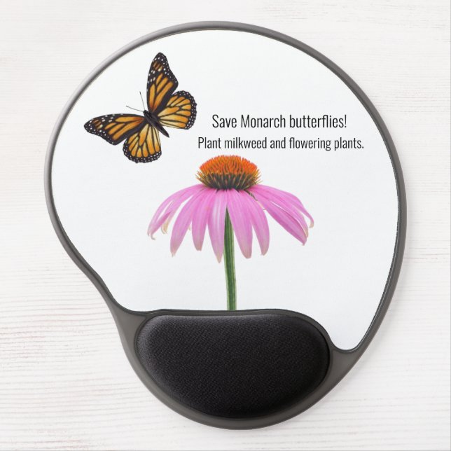 Monarch butterfly gel mouse pad (Front)