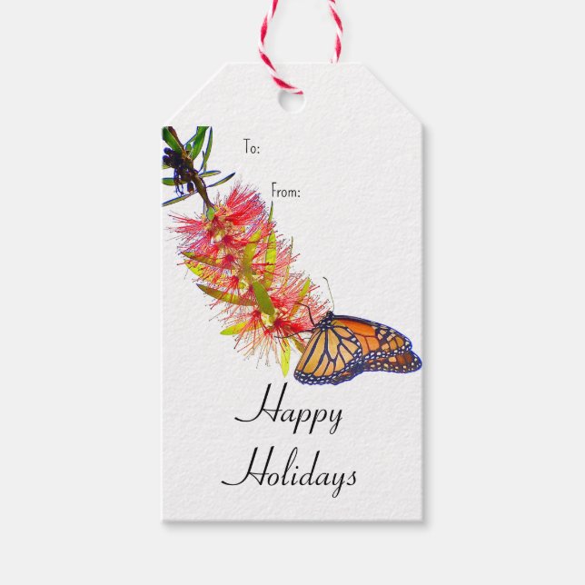Monarch Butterfly gift tag (Front)