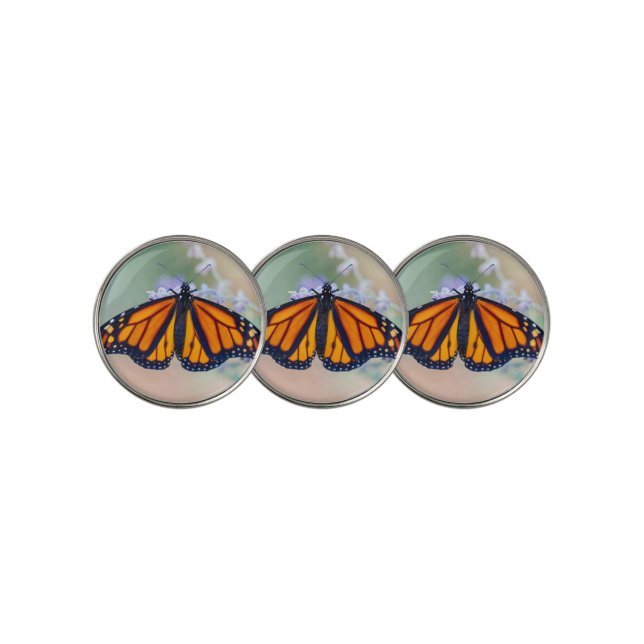 Monarch Butterfly Golf Ball Marker (3 Up)