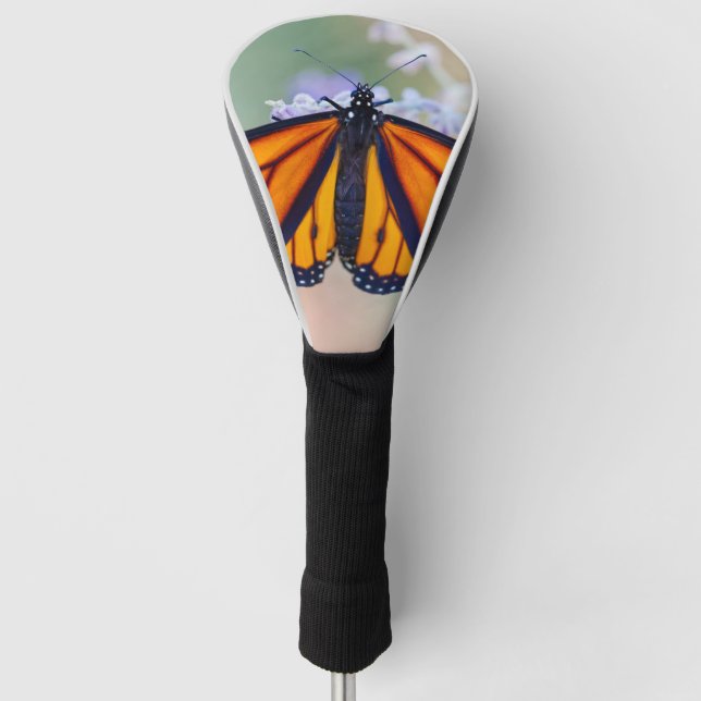 Monarch Butterfly Golf Head Cover (Front)