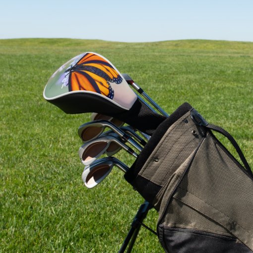 Monarch Butterfly Golf Head Cover | Zazzle