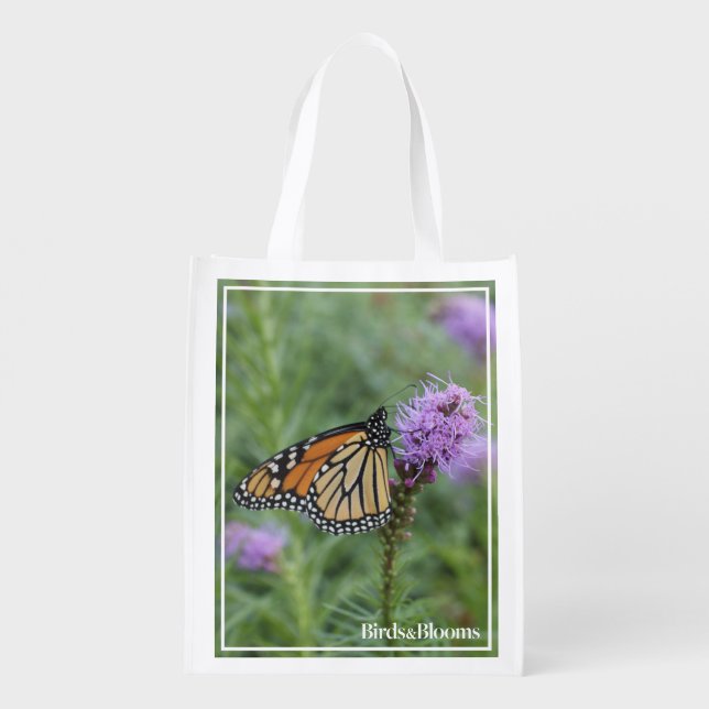 Monarch Butterfly Grocery Bag (Back)