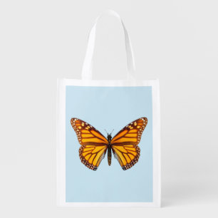 Monarch Butterfly Grocery Bag