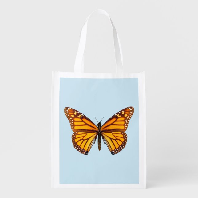 Monarch Butterfly Grocery Bag (Front)