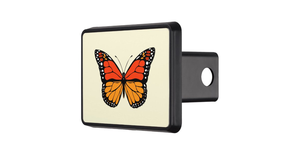 Monarch butterfly hitch cover Zazzle