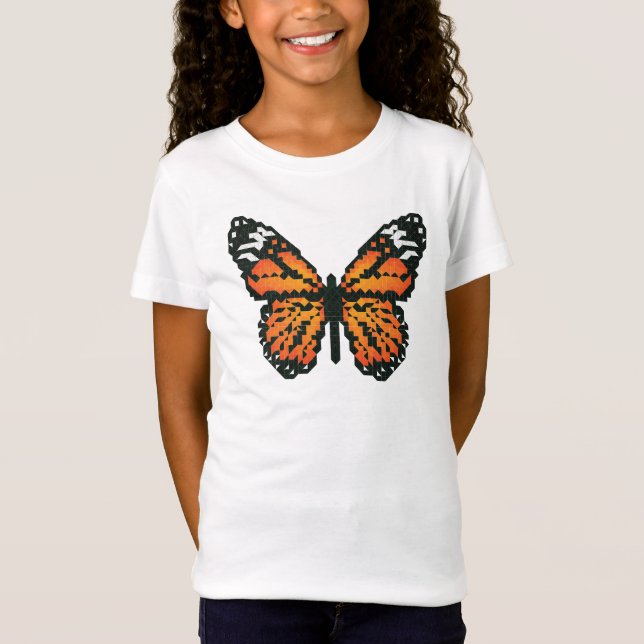 Monarch butterfly in polygon T-Shirt (Front)
