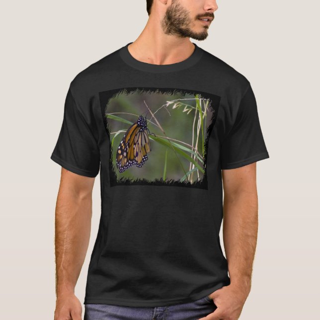 Monarch Butterfly in the Grass T-Shirt (Front)