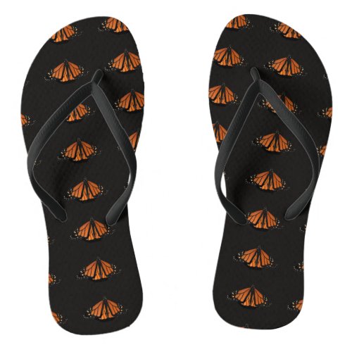 Monarch Butterfly  in the key of Orange Flip Flops