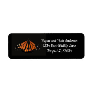 Monarch Butterfly in the key of Orange Label