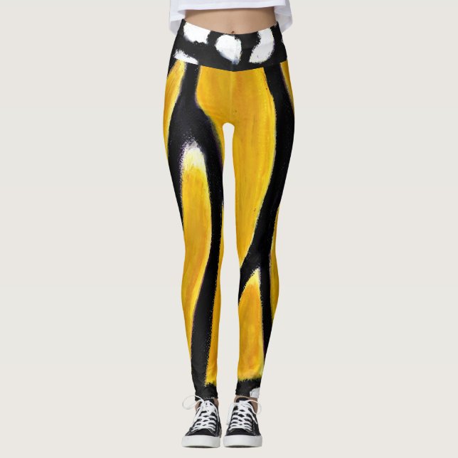 Monarch Butterfly Inspired Leggings (Front)