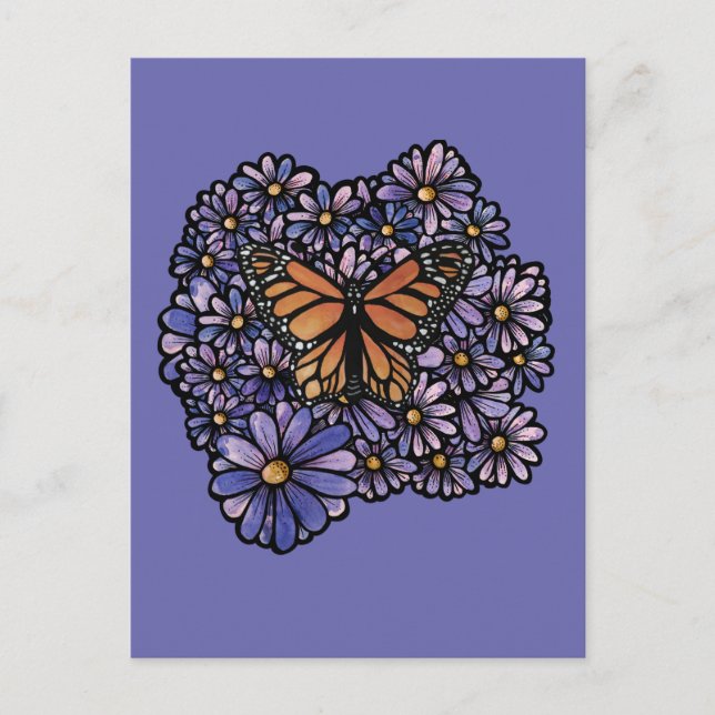 Monarch Butterfly                                  Invitation Postcard (Front)