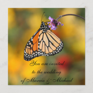 Monarch Butterfly Invitations