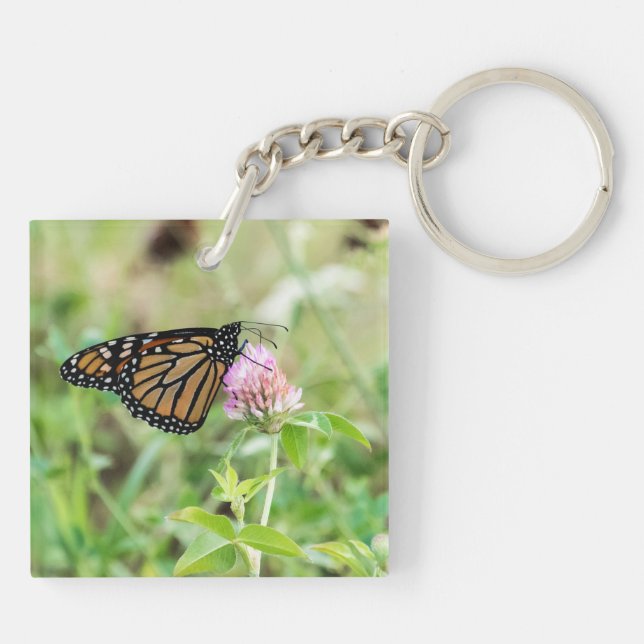 Monarch Butterfly Keychain (Back)