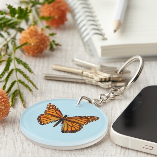 Monarch Butterfly Keychain (Front Right)