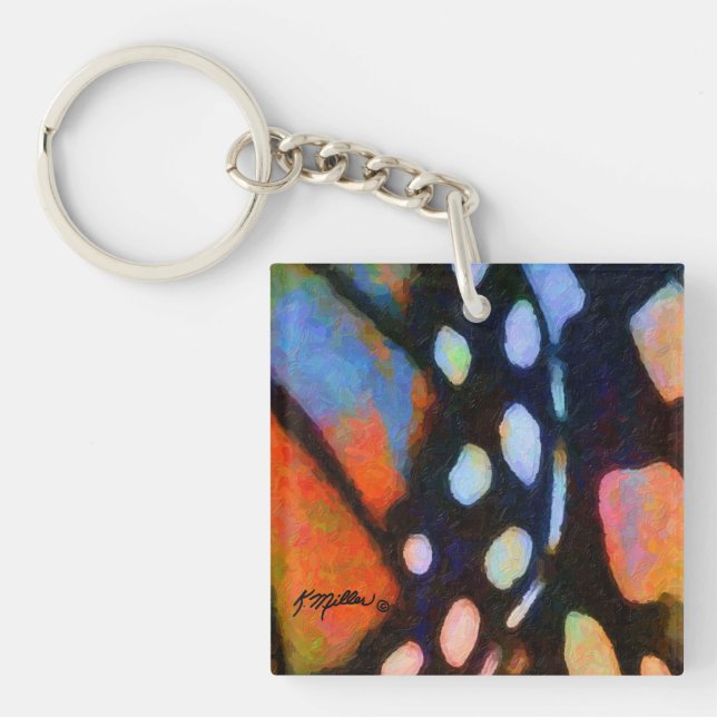 Monarch Butterfly Keychain (Front)