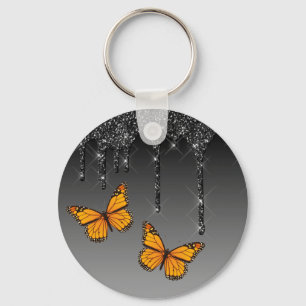 Monarch butterfly keychain