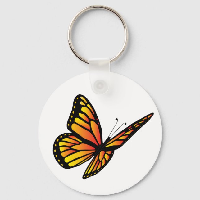 Monarch butterfly keychain (Front)