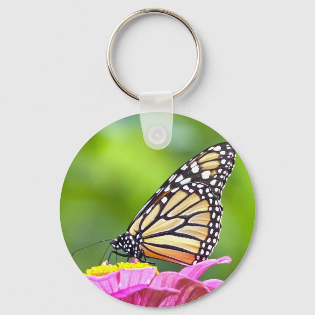 Monarch Butterfly Keychain (Front)
