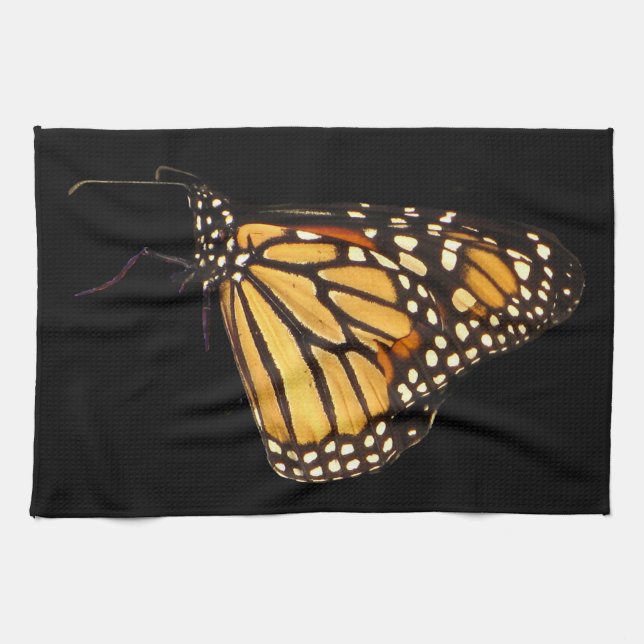 Monarch Butterfly Kitchen Towel (Horizontal)