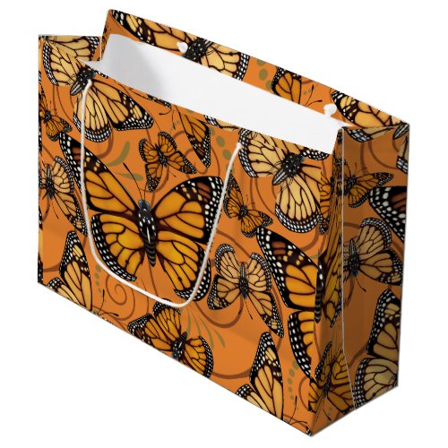 Monarch Butterfly Large Gift Bag