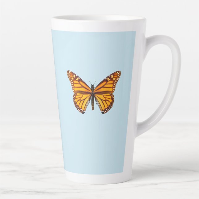 Monarch Butterfly Latte Mug (Right)