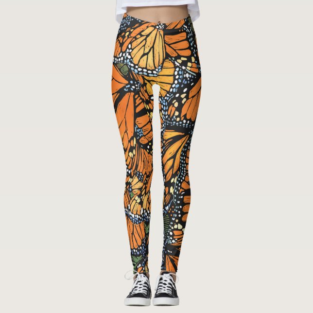 Monarch Butterfly Leggings (Front)