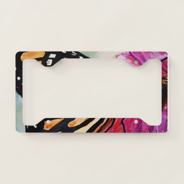 Monarch Butterfly Licence Plate Frame (Front)
