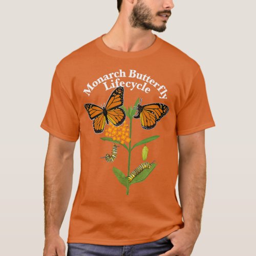 Monarch Butterfly Lifecycle of the Monarch Butterf T_Shirt