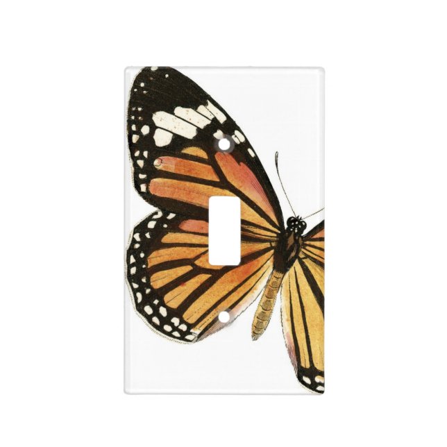 Monarch Butterfly Light Switch Cover (Front)