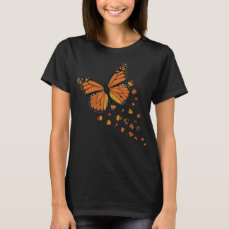 Monarch Butterfly Love Heart T Gift for Women and T-Shirt