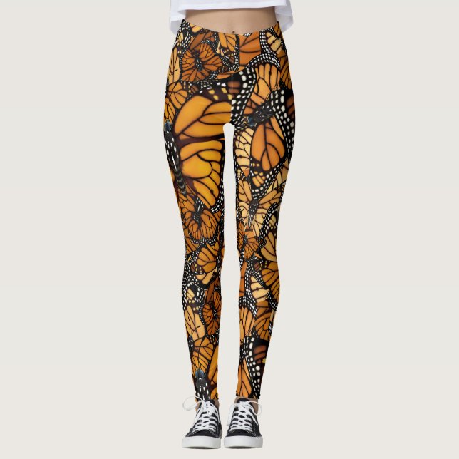 Monarch Butterfly Madness Leggings (Front)