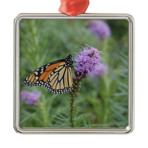 Monarch Butterfly Metal Ornament