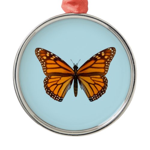 Monarch Butterfly Metal Ornament