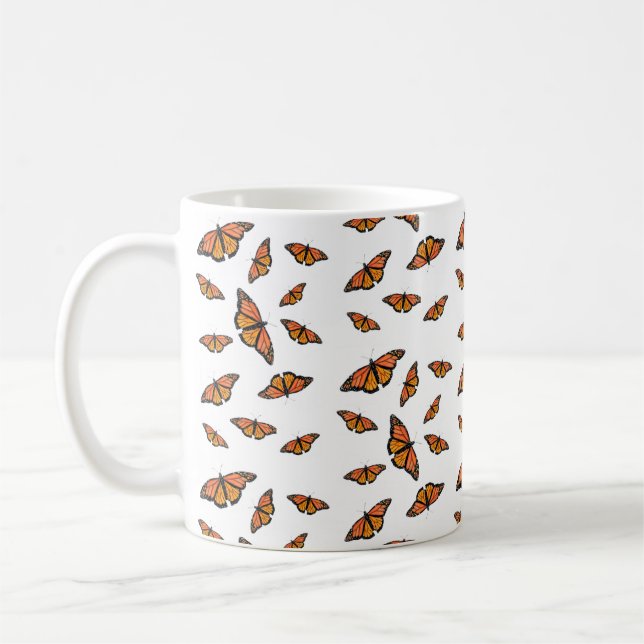 Monarch Butterfly Mug (Left)